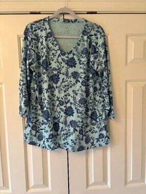 J.Jill 100% Pima Cotton Top Size L NWOT